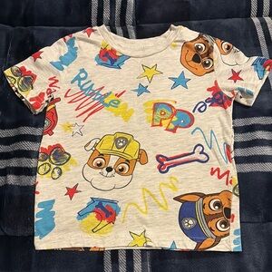 Jumping Beans Paw Patrol Blue and Yellow Short Sleeve Tee (2T)
